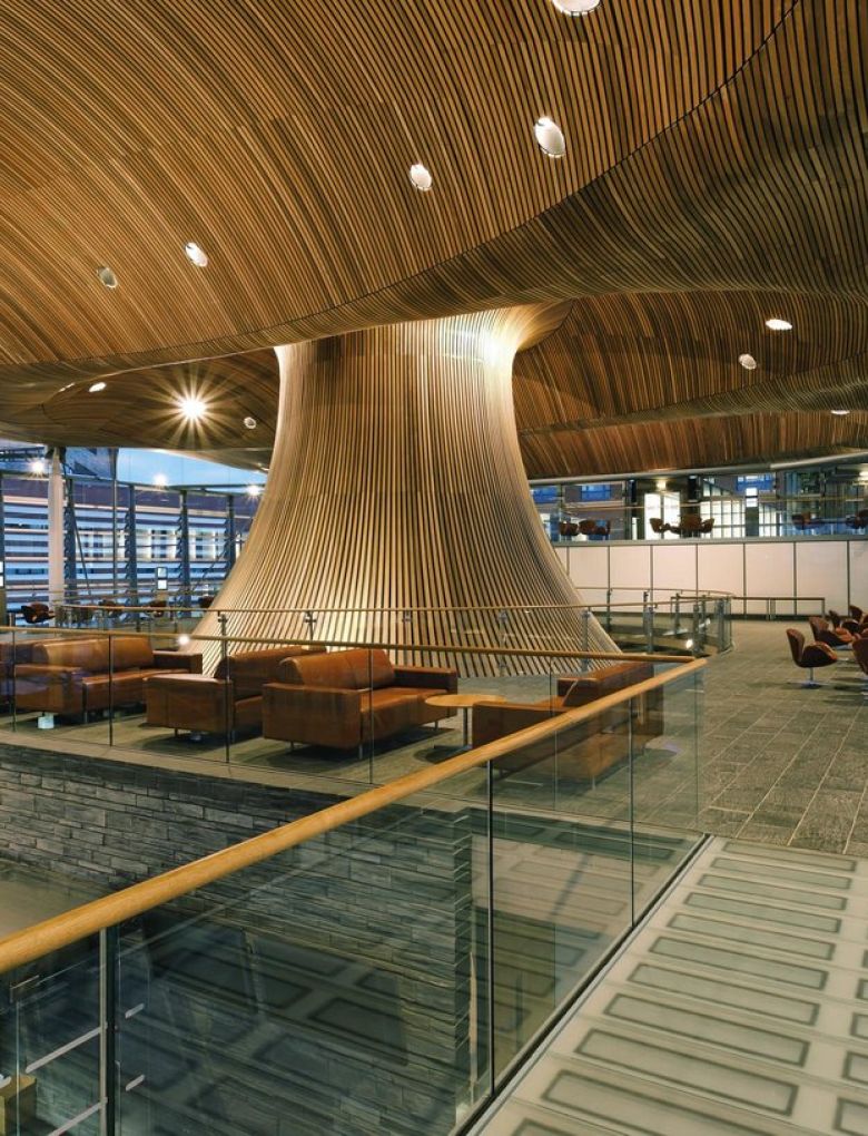 BCL Timber Ceilings at the Welsh Assembly