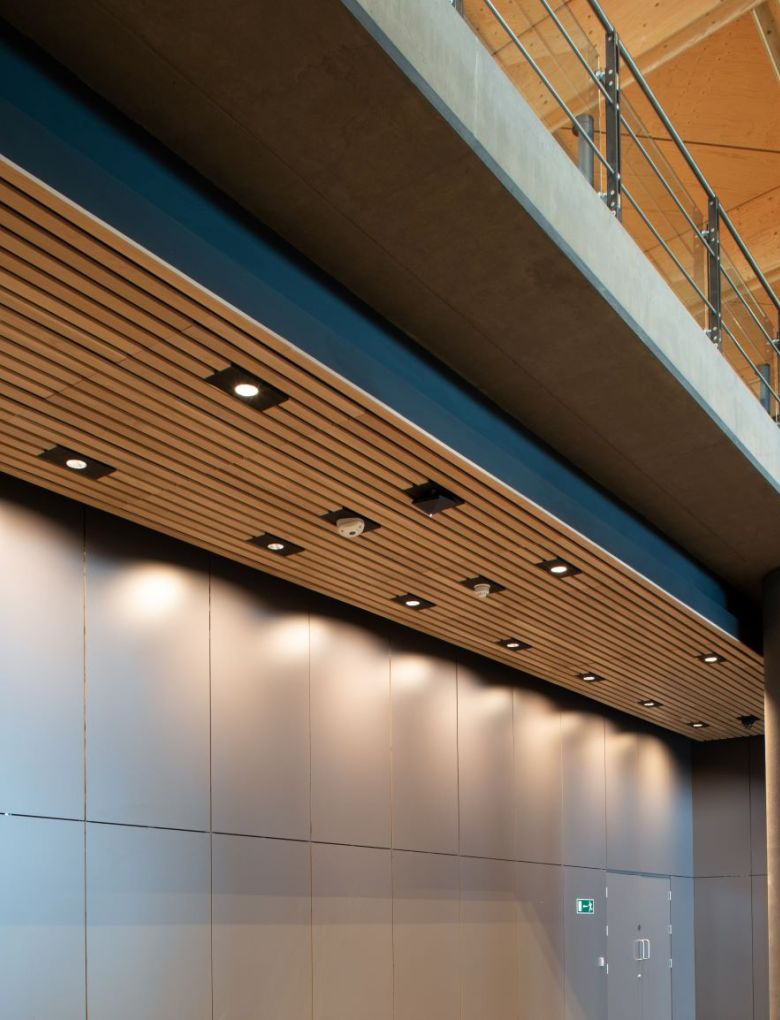 BCL Timber slat ceilings at The Macallan Distillery in Scotland