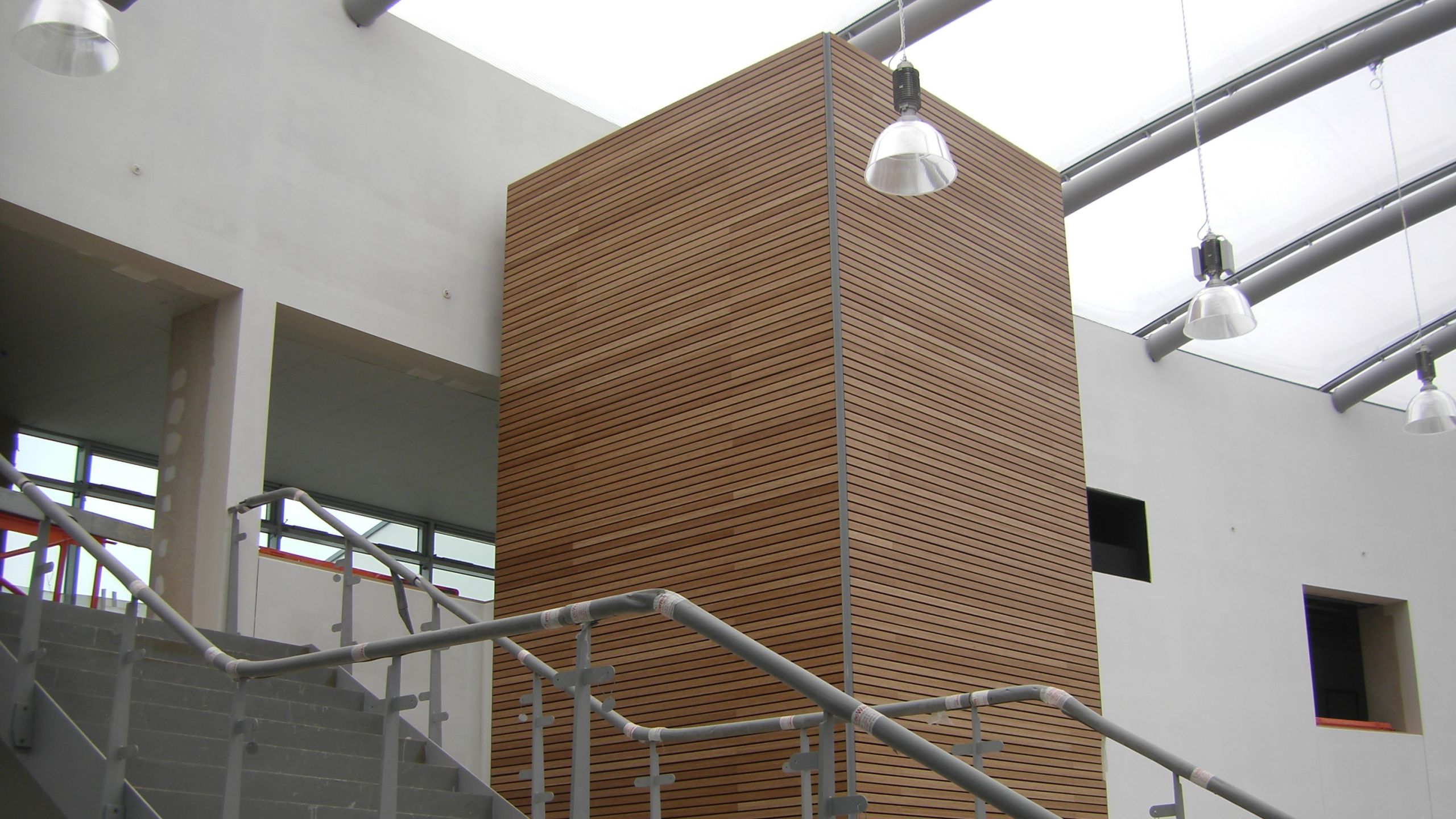 Timber Wall Panels at Cressex Community School by BCL Timber