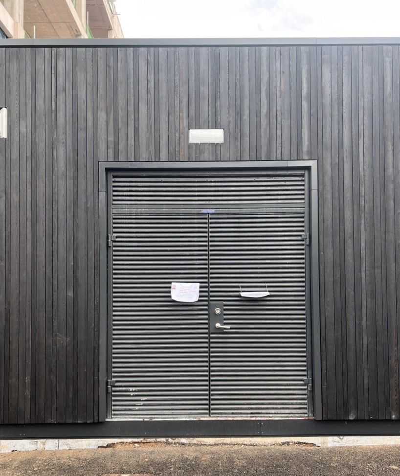 BCL wood cladding panels at Oxford Life and Mind Building