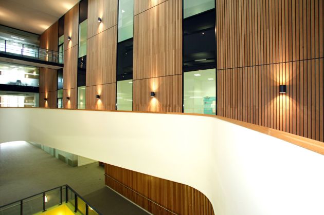 Bamboo Acoustic timber panels by BCL at Building 85, Southampton University