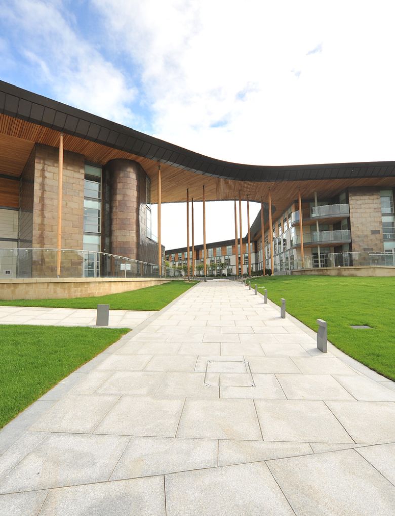 St George's Park outdoor wood ceilings by BCL Timber