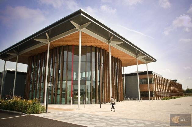 BCL wood ceilings at Science Park, Bristol