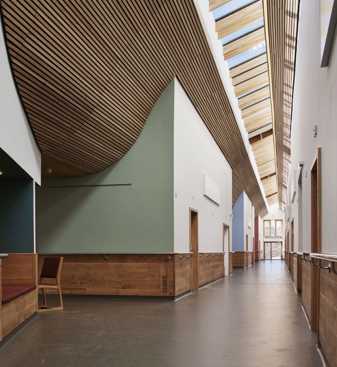 Timber Slatted Ceilings at St Michael's Hospice