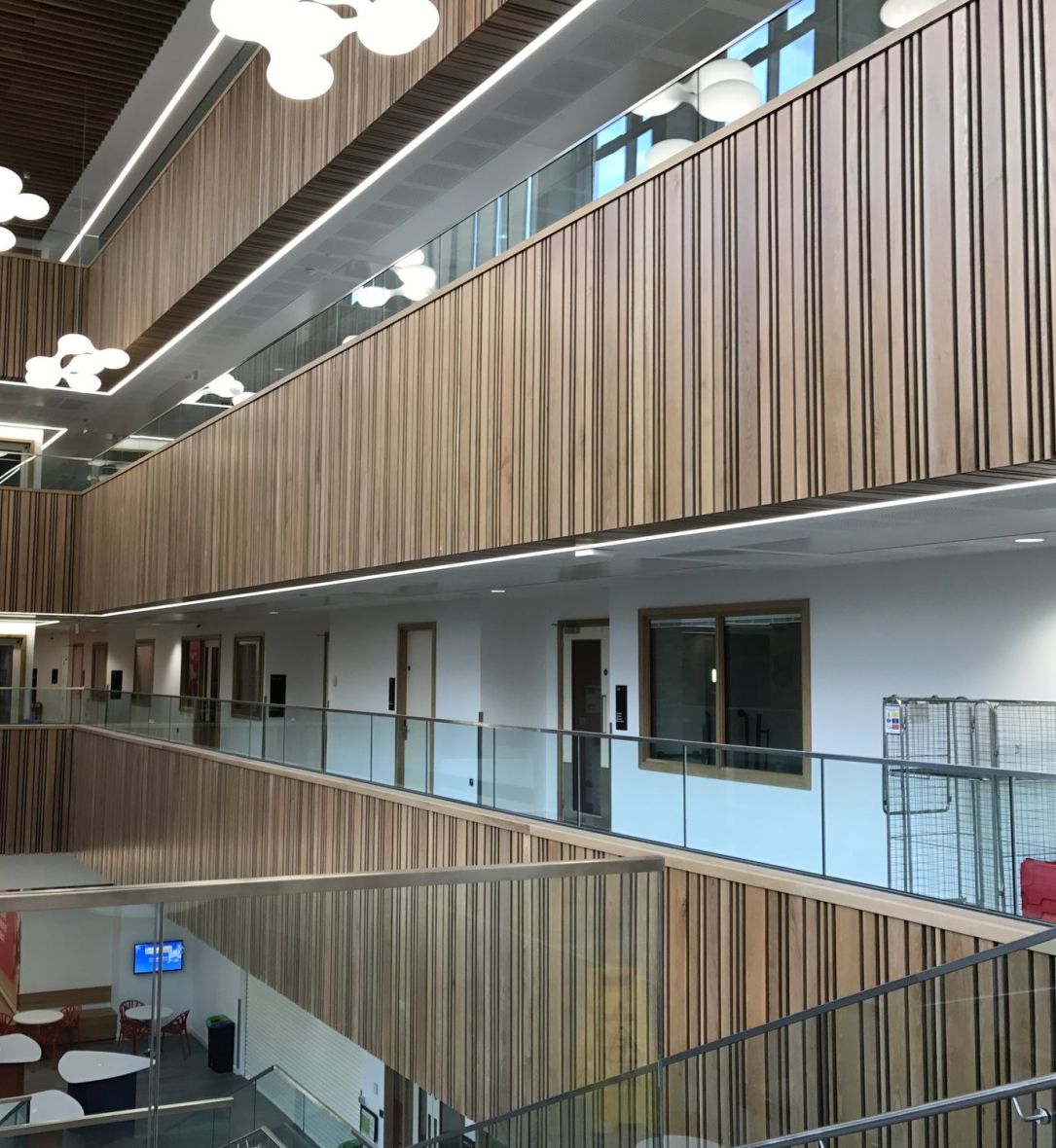 Science and Health Building, Coventry University with BCL acoustic wood panels