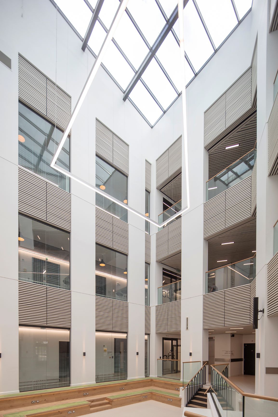 Timber Wall panels at Teeside University by BCL Timber