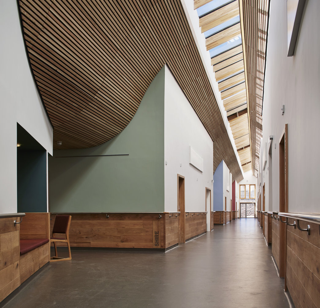 Timber Slatted Ceilings at St Michael's Hospice