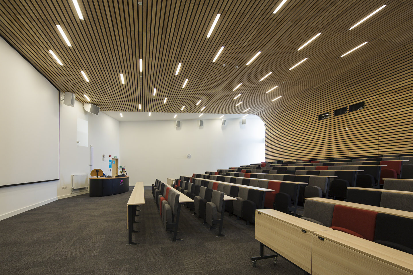 Eldon Campus Timber Slatted Walls