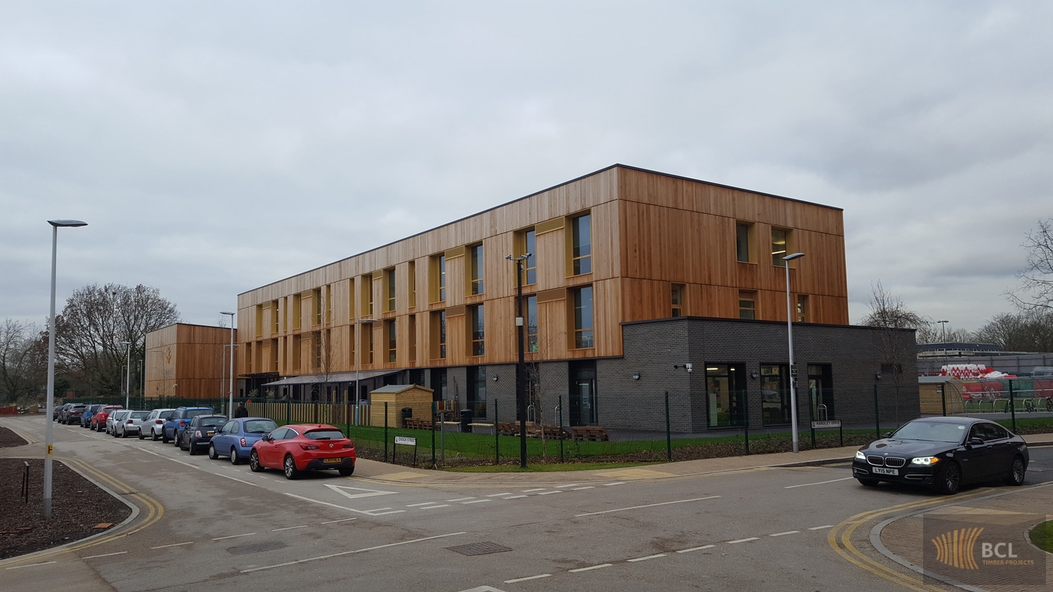 BCL Timber External Timber Slat Walls at Wingfield Primary School