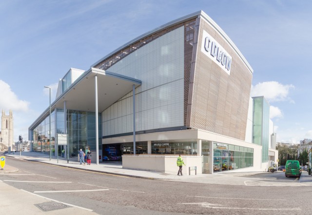 Wooden cladding on Odeon at Bournemouth