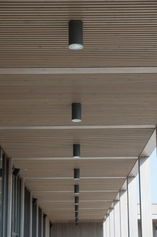 External Wood ceilings at NMA