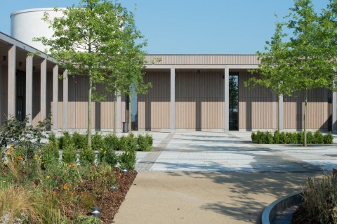 Timber claddng panels at NMA