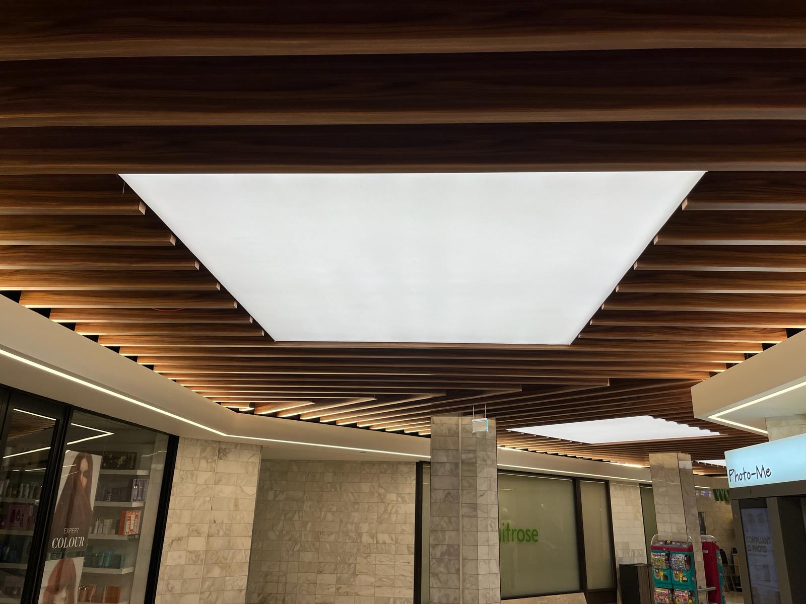 Wall and Ceiling Panel Systems for The Ashley Centre