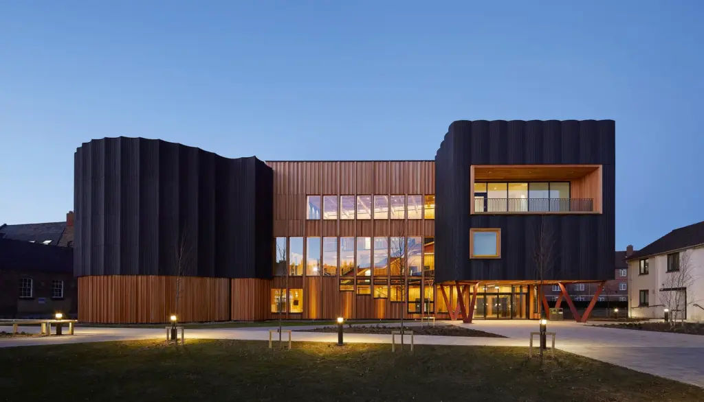 BCL Timber cladding panels at York St. Johns University
